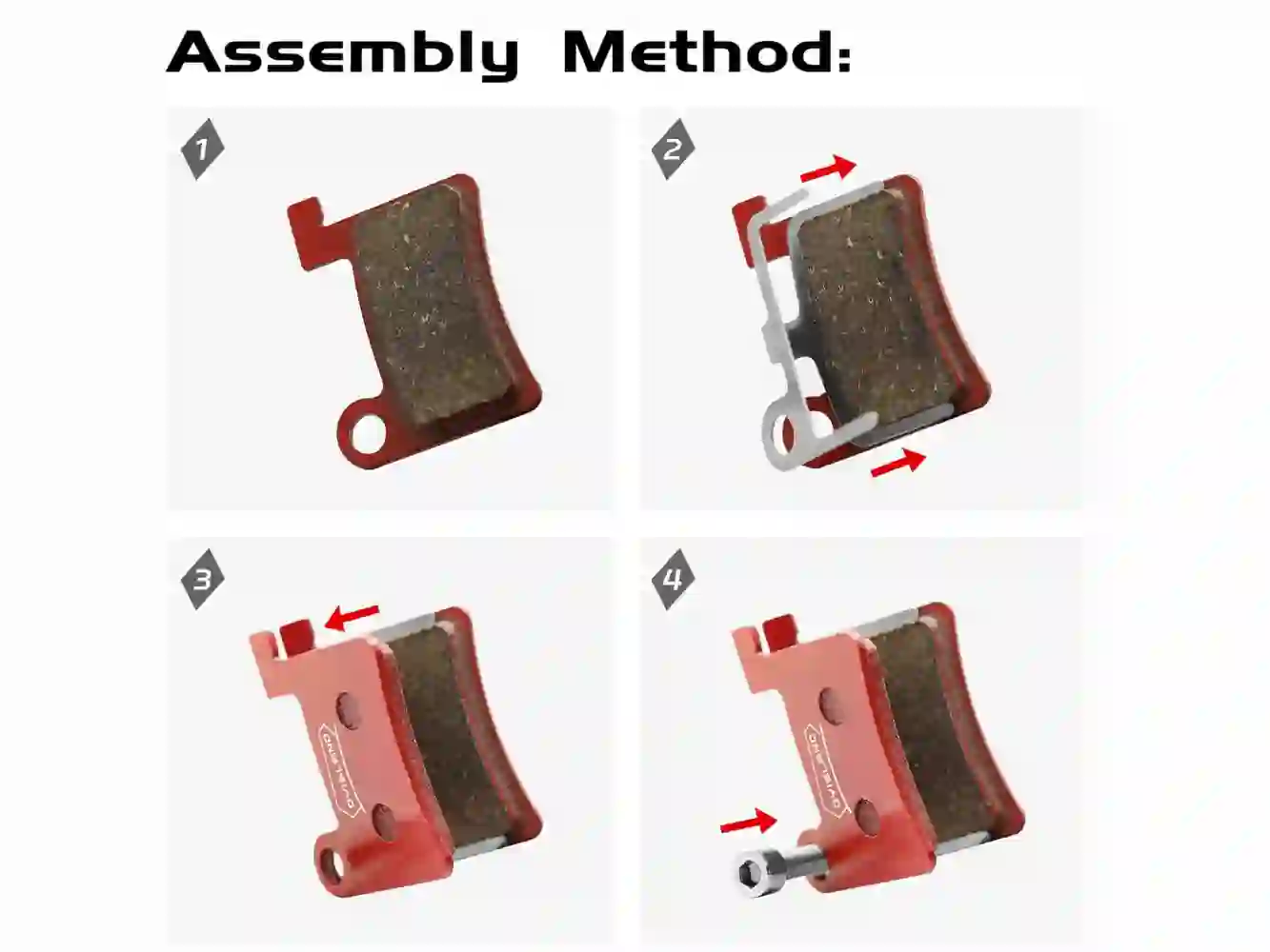 MT600 E-Bike Disc Brake Pads – 2 Pairs - Image 3