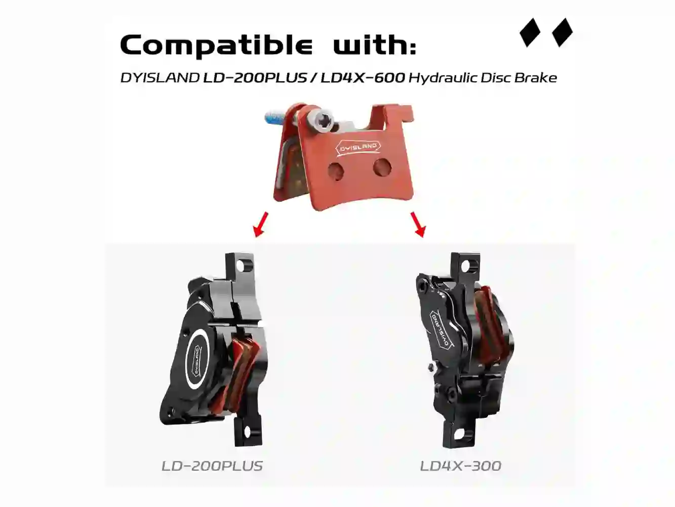 MT600 E-Bike Disc Brake Pads – 2 Pairs - Image 4