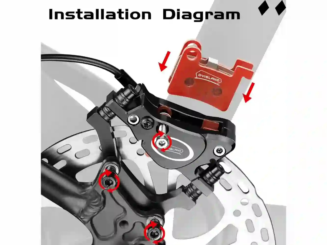 MT600 E-Bike Disc Brake Pads – 2 Pairs - Image 5