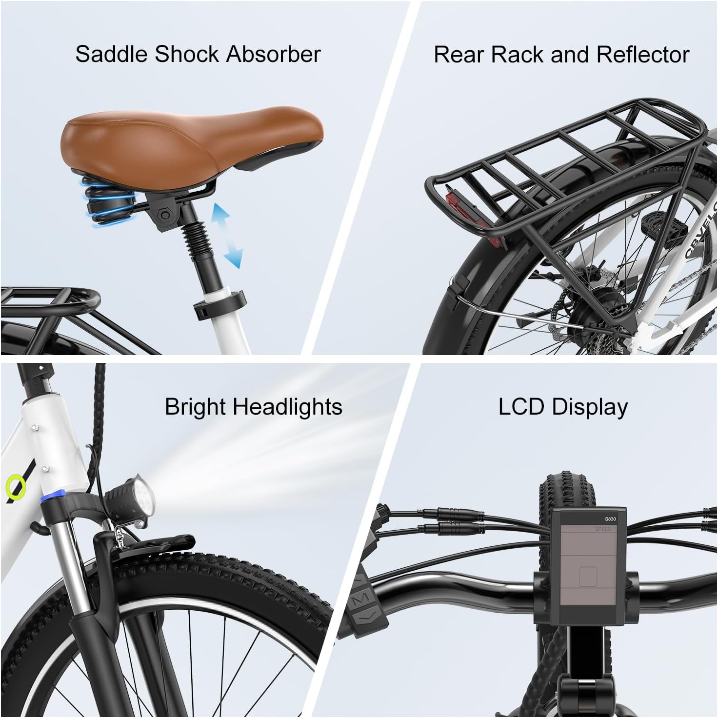 1000W Electric Bike 80 Miles Long Range - Image 5