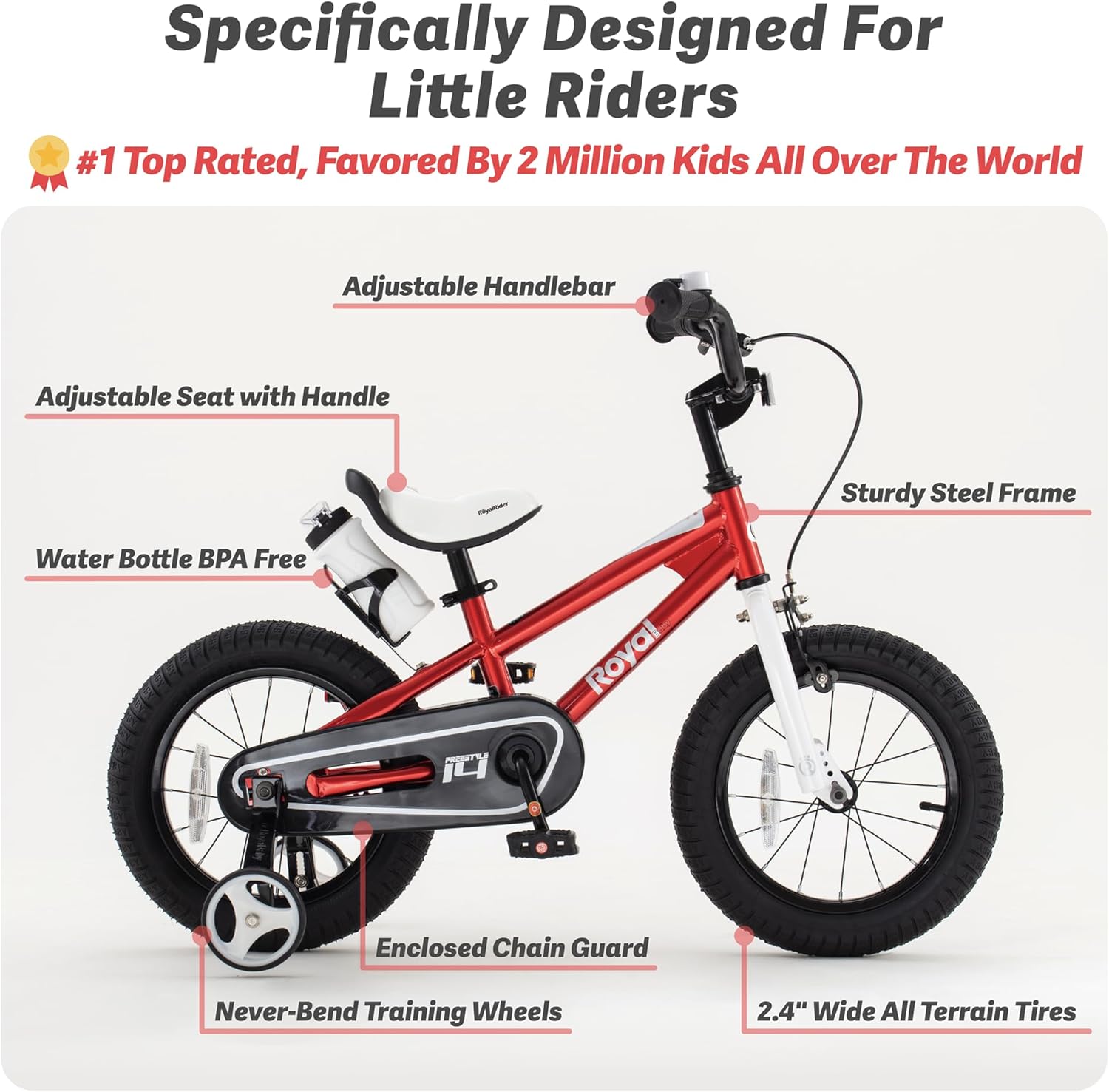 RoyalBaby Freestyle Kids Bike - Image 5
