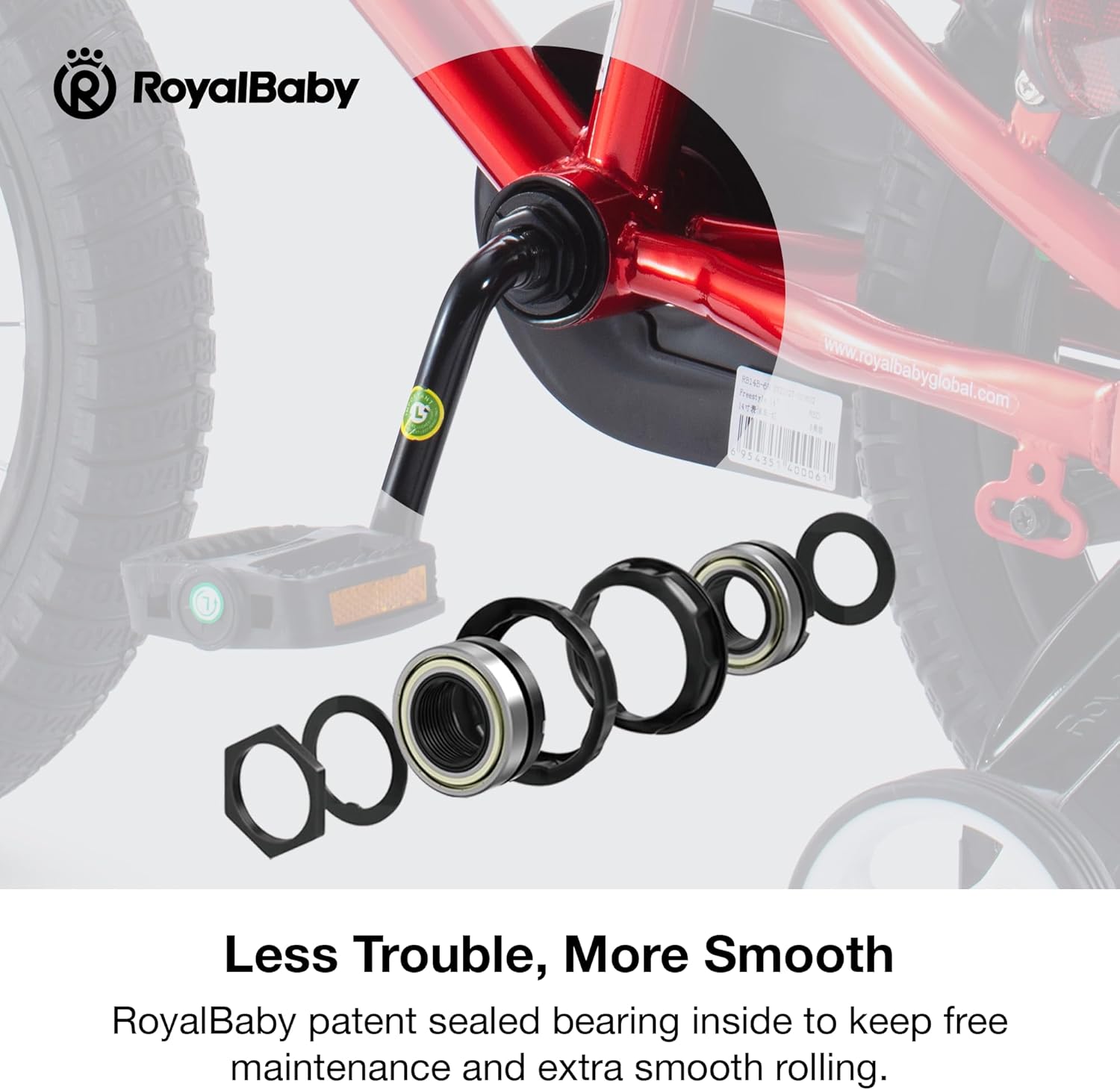 RoyalBaby Freestyle Kids Bike - Image 4