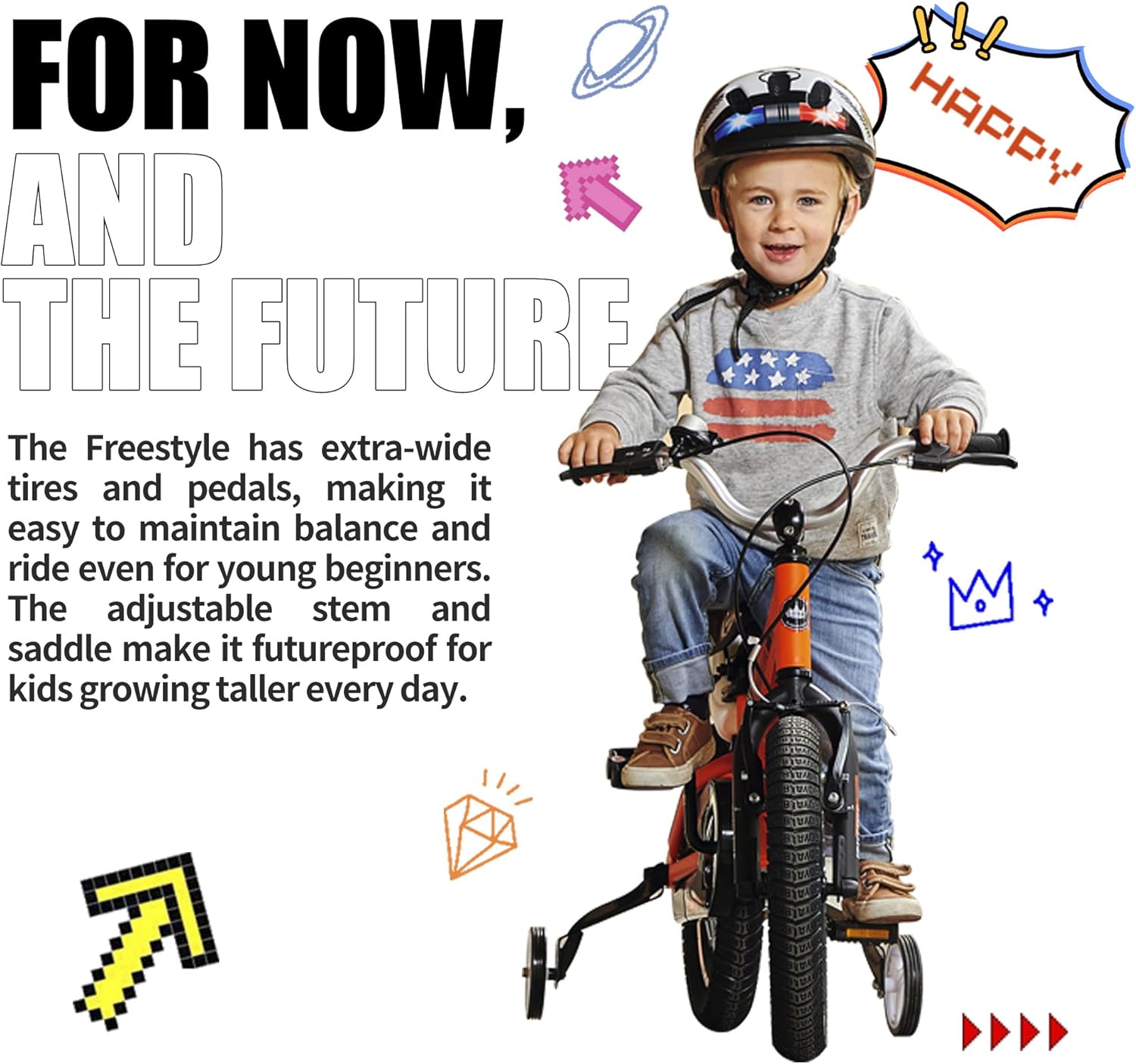 RoyalBaby Freestyle Kids Bike - Image 2