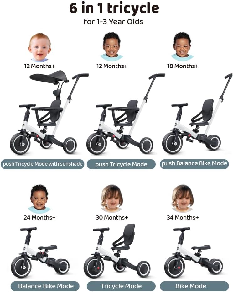 Newyoo Convertible Toddler Trike - Image 6