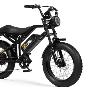Qlife 1500W Electric Bike – Motorcycle Style Ebike