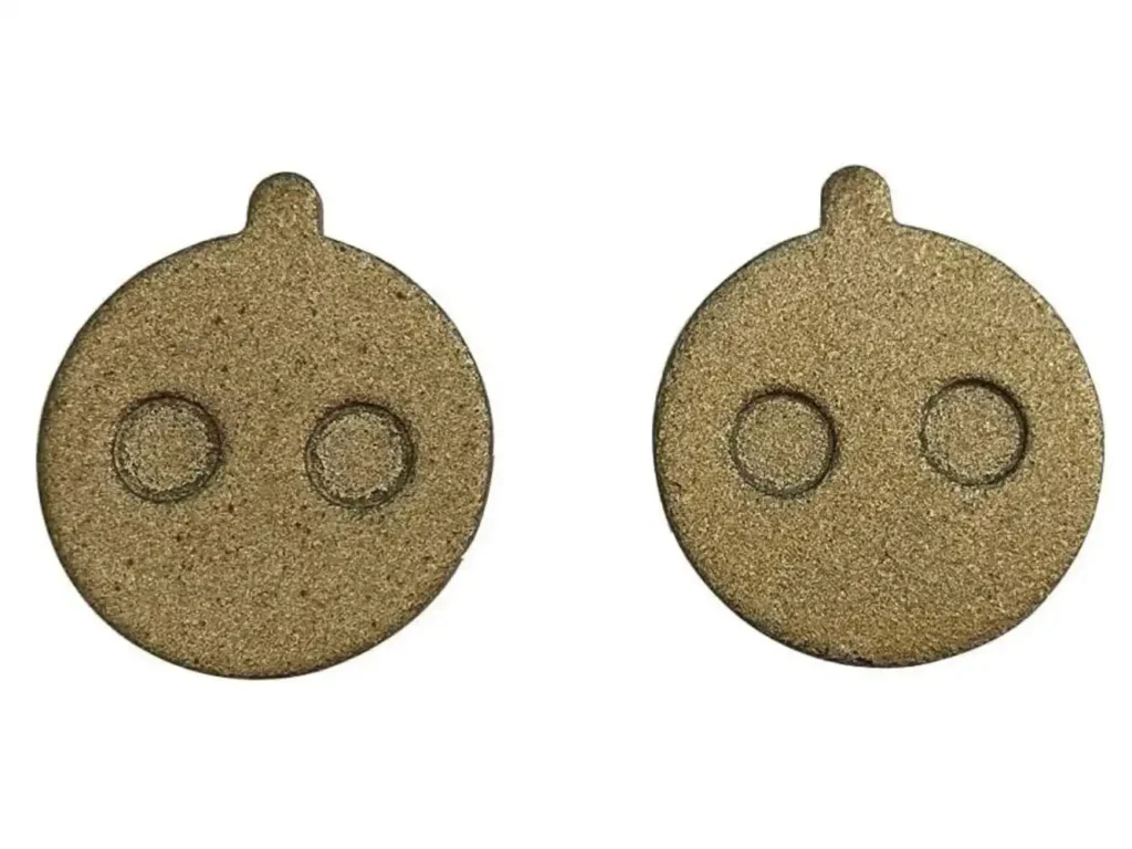 Ninebot F20 F25 F30 F40 electric scooter disc brake pads front view resin semi-metal