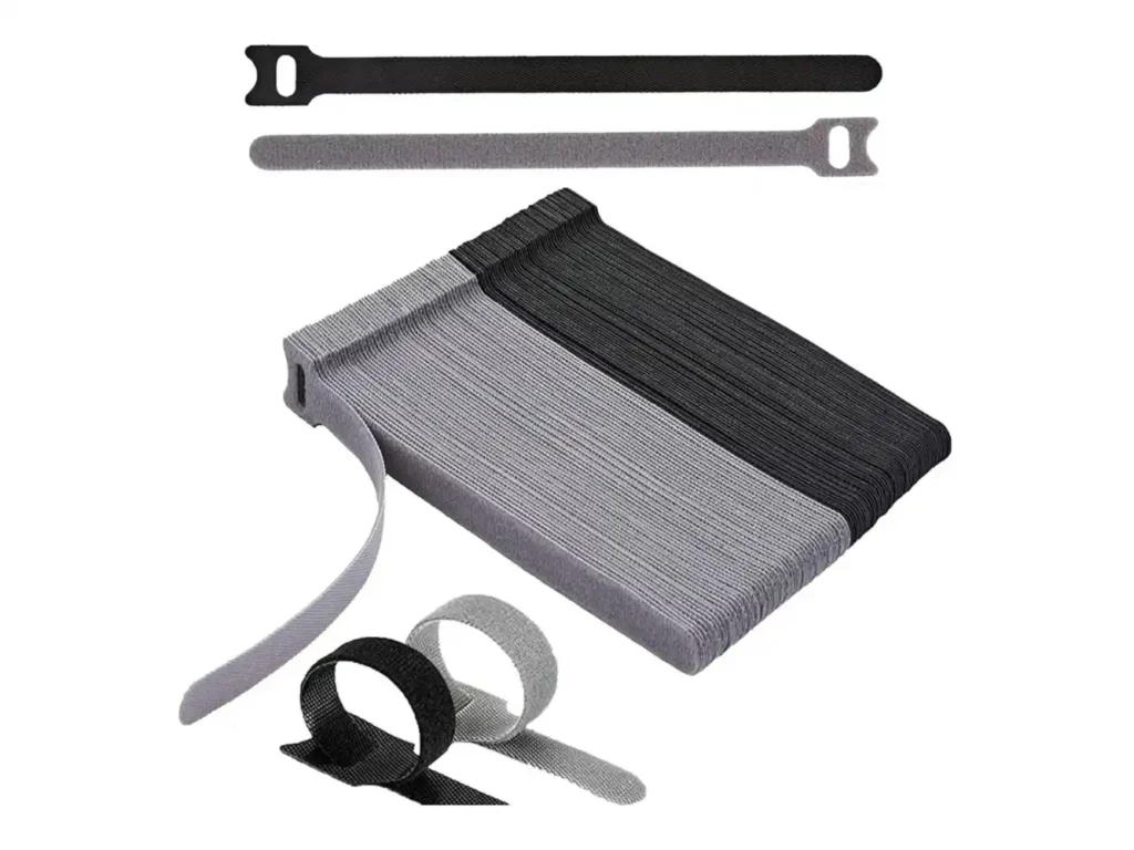 30Pcs Reusable Hook & Loop Cable Ties 5 Inch Adjustable Wire Straps