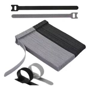 30Pcs Reusable Hook & Loop Cable Ties 5 Inch Adjustable Wire Straps