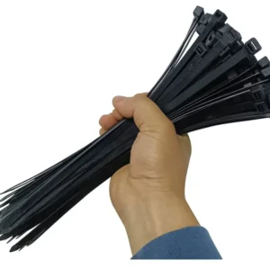 6 Inch Cable Zip Ties 100PCS Strong Nylon Self Lock black