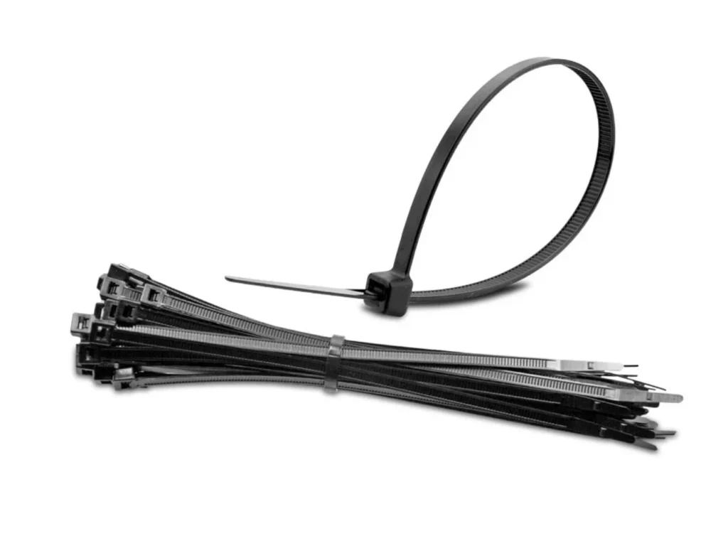 Premium Black Zip Ties 6 Inch – Pack of 100 for Home & Office Use