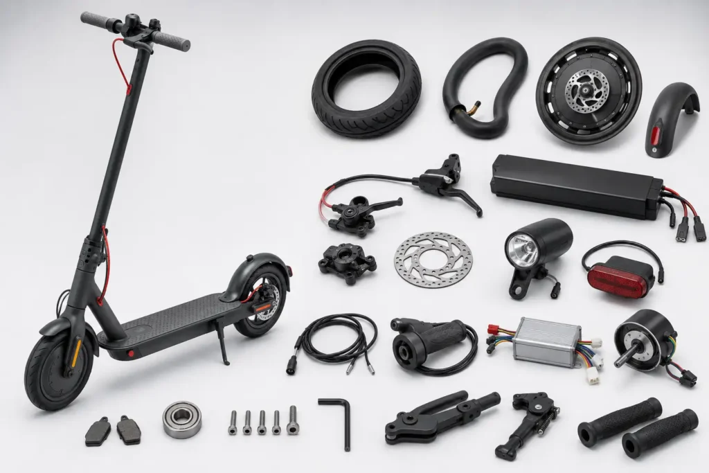 A Complete Guide to Electric Scooter Spare Parts Every Owner Should Know