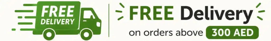 FREE Delivery on orders above 300 AED
