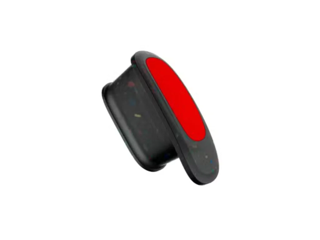 Kids rechargeable LED clip-on rear helmet light for bike safety