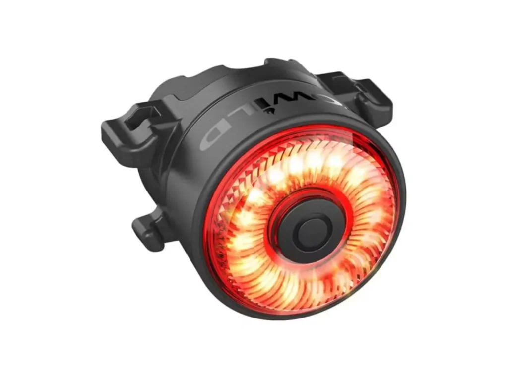 TOWILD TL03 black smart brake sensing rechargeable rear bike light